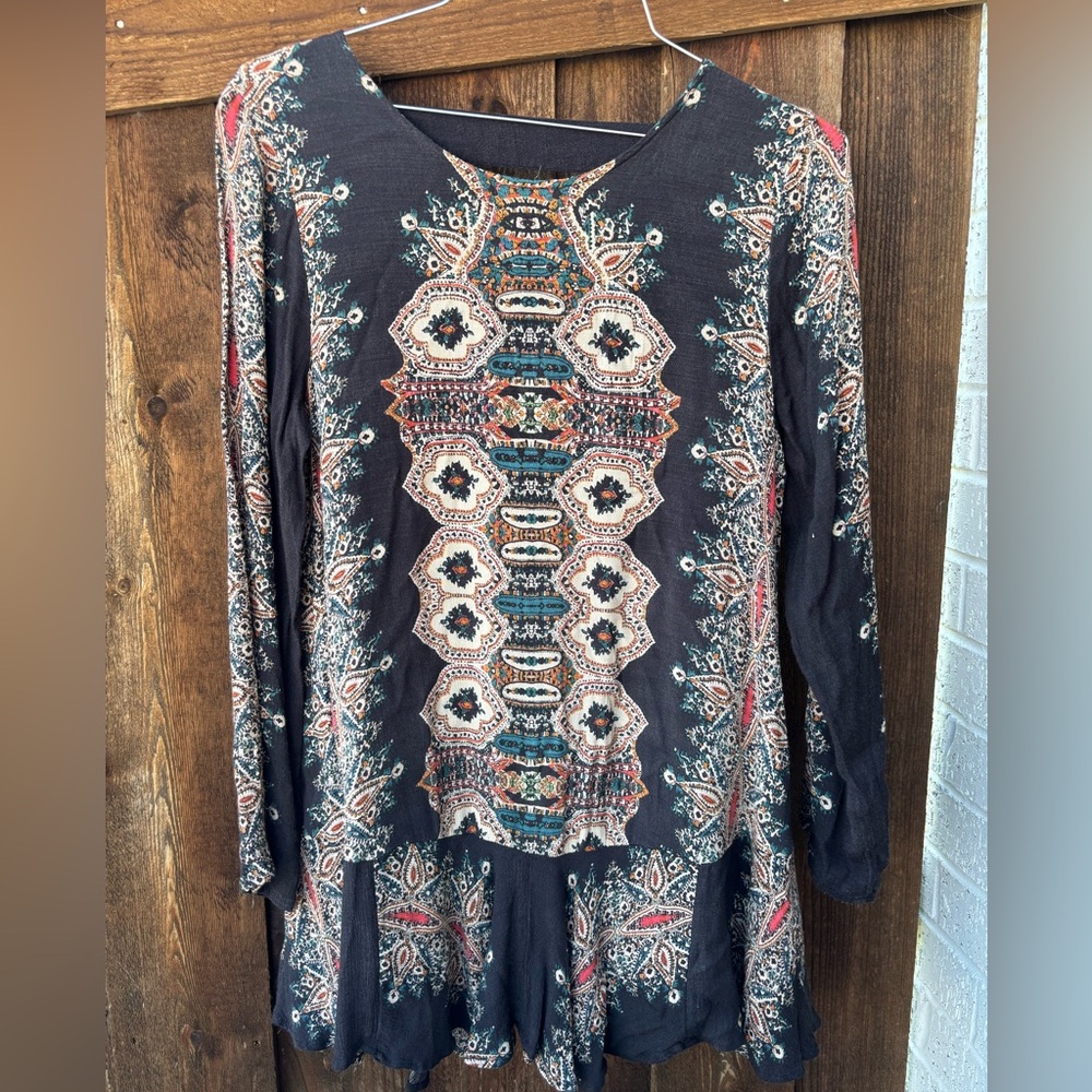 Free People Multicolor Patterned Dress